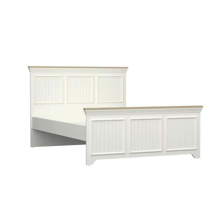 Hanah Home Cama Individual Monte Crema y Roble Hanah Home Cama Individual Monte Crema y Roble